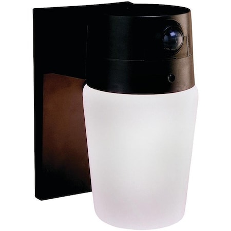 Heath-Zenith Motion Activated Security Light, 120 V, 1Lamp, Incandescent Lamp, MetalPlastic Fixture HZ-5610-BZ